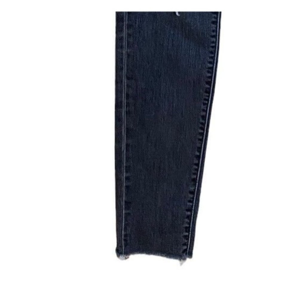 Levi's Premium Big E Curvy Skinny Jeans Womens 28 Low Rise Distressed Gray - Picture 4 of 10